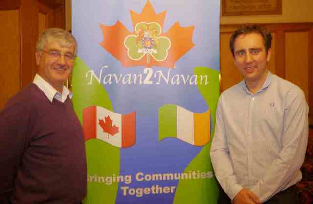 Frank Harrington Navan Chamber of Commerce with Austin Comerton